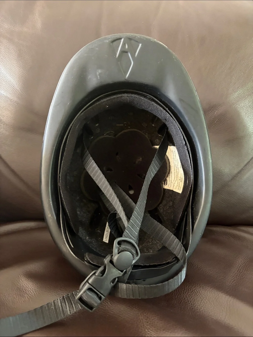 Aegis Youth Black adjustable Riding Helmet